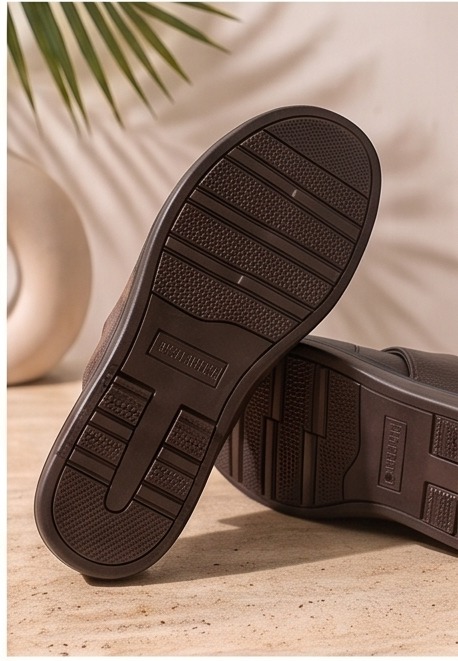 SOLEX Classic Croc-Embossed Comfort Slides - Image 4