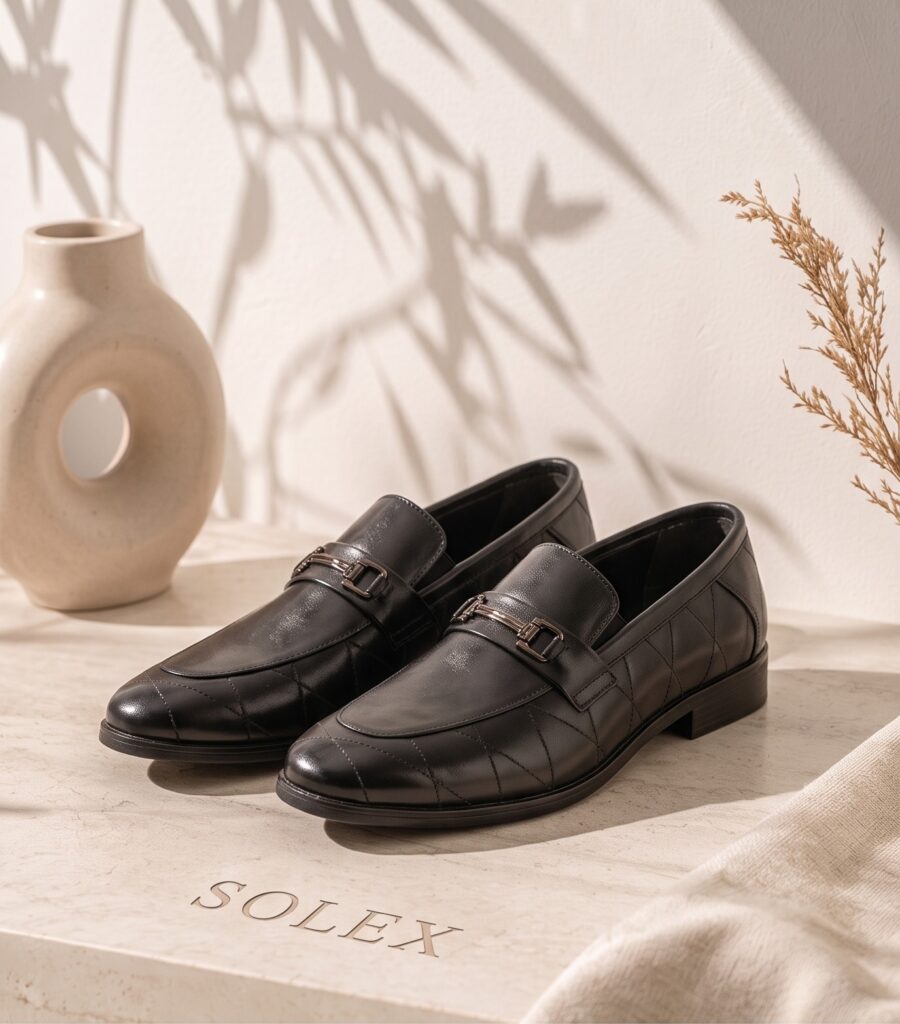 SOLEX Classic Croc-Embossed Comfort Slides