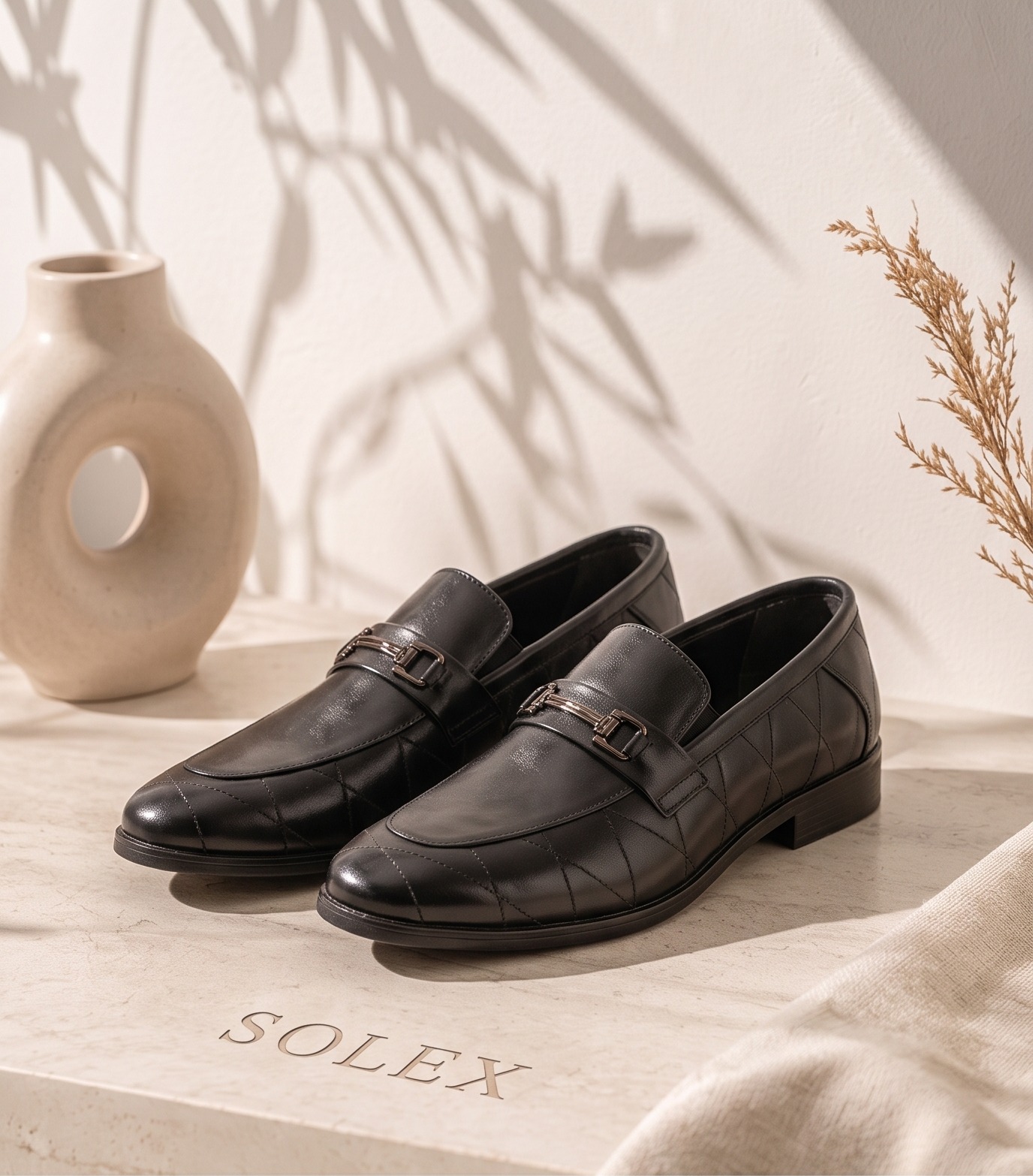 SOLEX Classic Croc-Embossed Comfort Slides