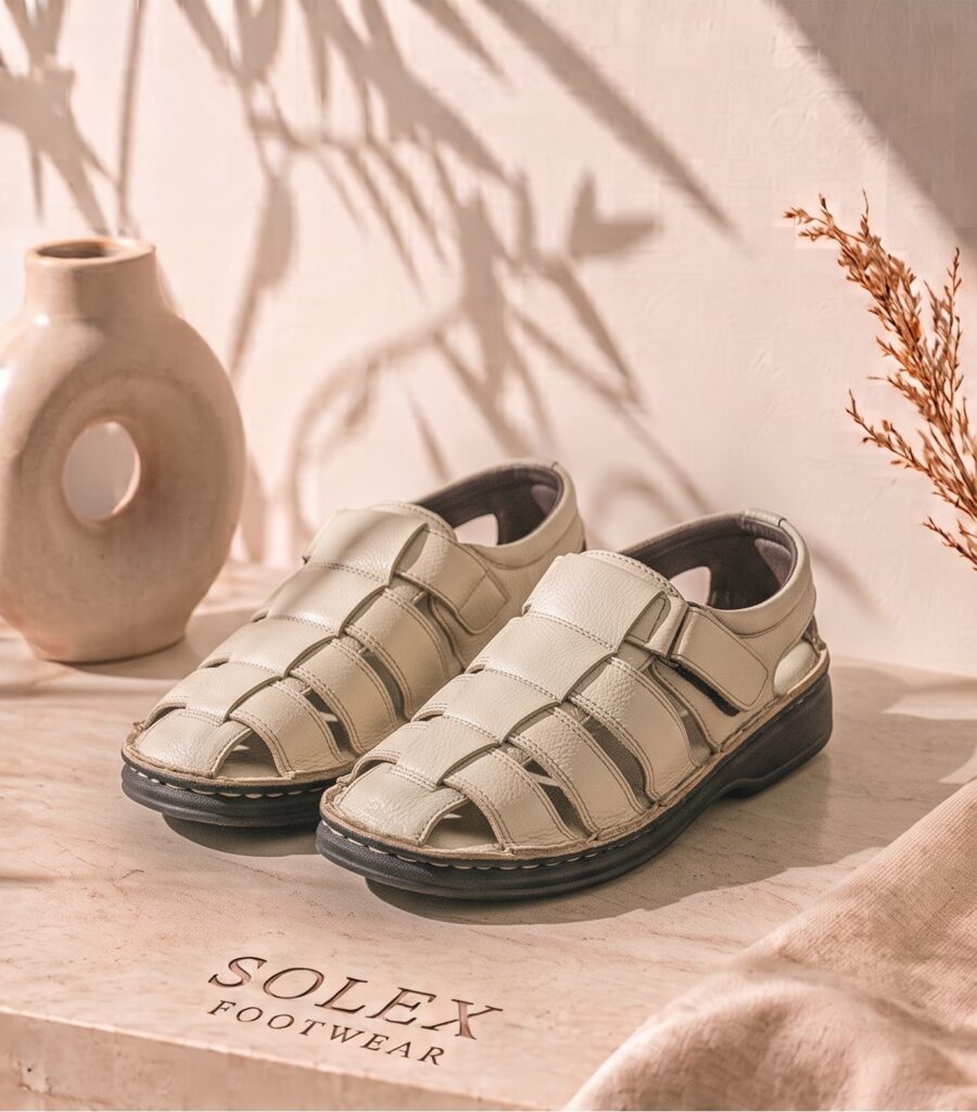 Closed-toe fisherman sandal