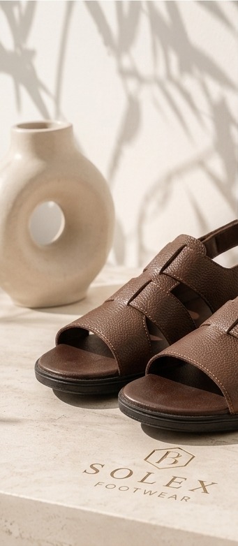 SOLEX Classic Croc-Embossed Comfort Slides - Image 2