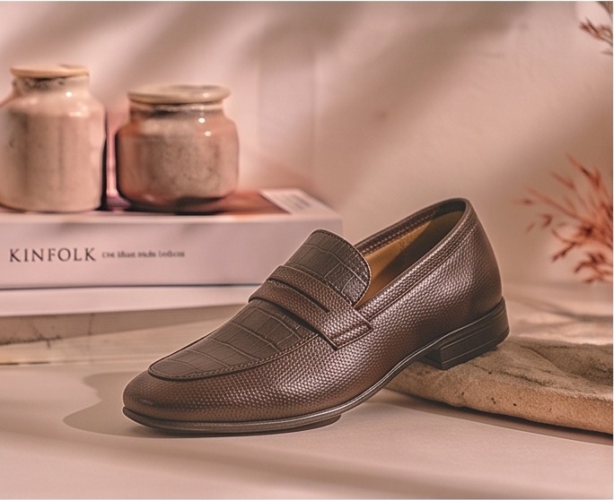 SOLEX Classic Croc-Embossed Comfort Slides